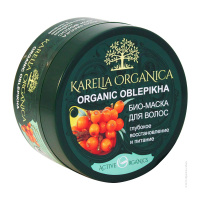 Karelia Organica Био-маска для волос "Organic Oblepikha" глубокое восстановление и питание 220мл. Спонсорские товары
