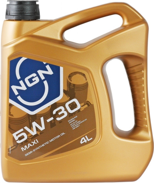 Масло моторное NGN 5W-30 Полусинтетическое - купить в интернет-магазине ...
