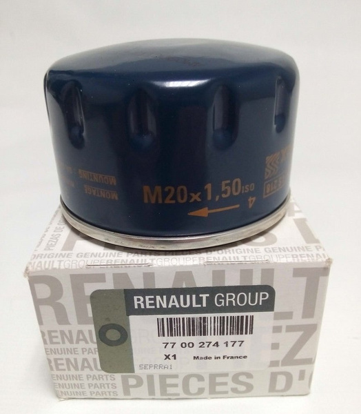 Фильтр масляный Renault "RENAULT" Ларгус, Logan, Megane, Kangoo, Duster ...