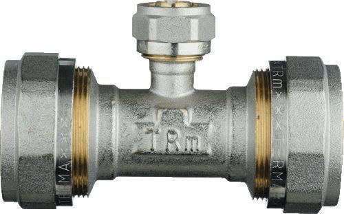 Тройник латунь 32x16x32 цанга-цанга-цанга, Terma 01469, 35538 - купить ...