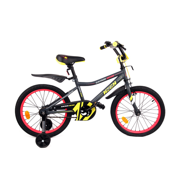 Велосипед 18" SAFARI proff NEON 2-х колесный, желтый - купить с ...