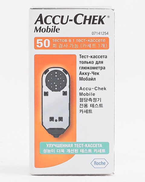 Тест-кассета "Accu-Chek Mobile", 50 шт - купить с доставкой по выгодным ...