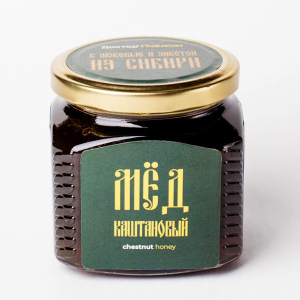 Каштановый Мед "Доктор Пчёлкин" 250 мл. - купить с доставкой по ...