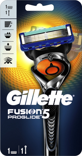 Gillette Мужская Бритва Fusion5 ProGlide с Технологией FlexBall ...