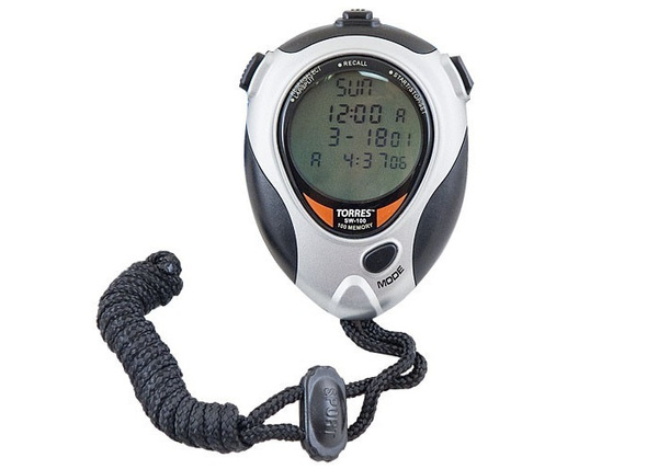 Спортивный современный профессиональный секундомер Torres Stopwatch SW ...