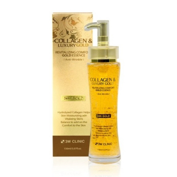 3W CLINIC Эссенция для лица Collagen & Luxury Gold Revitalizing Comfort ...