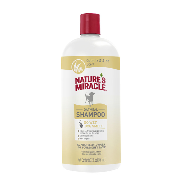 Шампунь с овсяным молочком, для собак, 946 мл Natures Miracle SHAMPOO ...