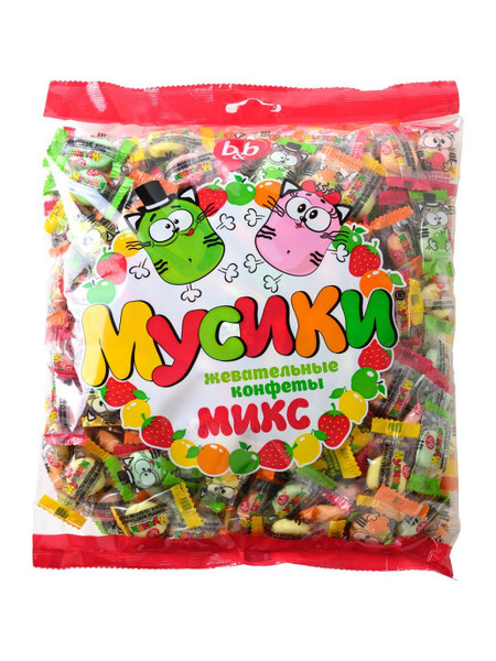 Конфеты Мусики жевательные 1кг - купить с доставкой по выгодным ценам в ...