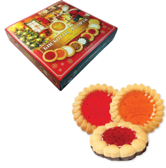 Бискотти Santa Bakery Assorted Biscuits печенье сдобное 9 видов, 345 г ...