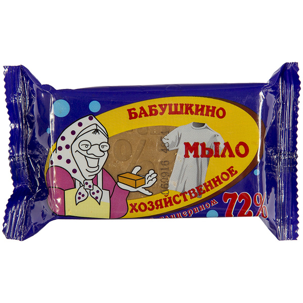 Московский мыловаренный завод Мыло хозяйственное 72% ММЗ "Бабушкино с ...