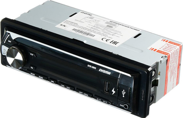 Автомагнитола Digma DCR-380G1 DIN - купить в интернет-магазине OZON с ...