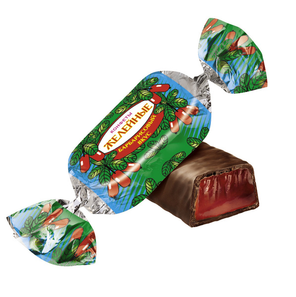 Красный Октябрь "Желейные" конфеты со вкусом барбариса глазированные в ...