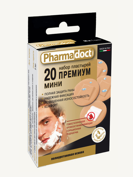 Лейкопластырь Pharmadoct Пластырь премиум мини набор круг 2.5см ...
