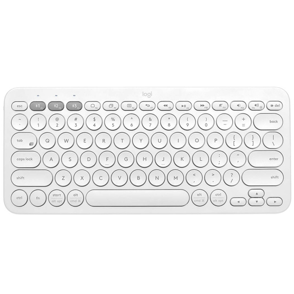 Logitech Logitech Keyboard K380 Dark Grey Wireless Bluetooth RTL, белый ...
