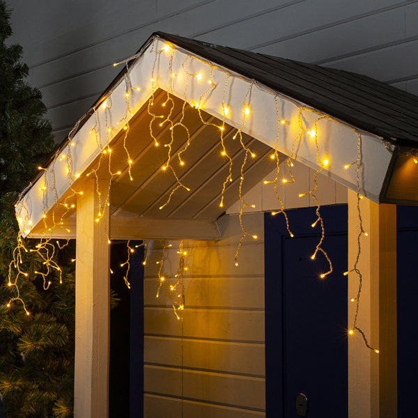 Luazon Lighting Гирлянда "Бахрома" 3х0,6 метра, IP44, УМС, 160 SMD-LED ...