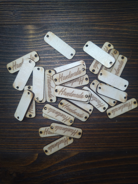 Набор бирок Handmade, 30 штук - купить с доставкой по выгодным ценам в ...