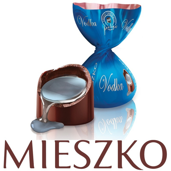 Конфеты в темном шоколаде с водкой, VODKA LIQUEURS, 0,5 кг, Mieszko ...
