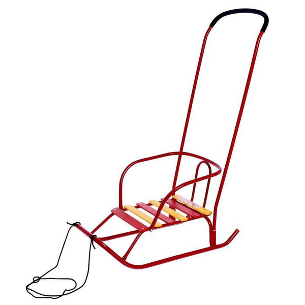 Санки "Ветерок 6", цвет алый - купить с доставкой по выгодным ценам в ...