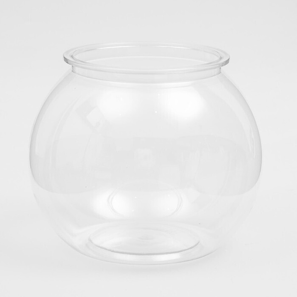 Аквариум для рыбок круглый пластиковый, 4,8 л - купить с доставкой по ...