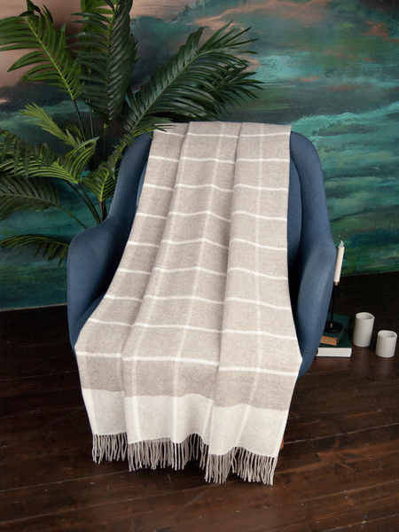 AVINAMAS Плед cozy merino , Шерсть, Мериносовая шерсть, 220 см х 140 см ...