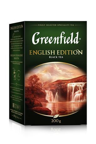 Greenfield Чай черный листовой English Edition, 200г, 3 упаковки ...