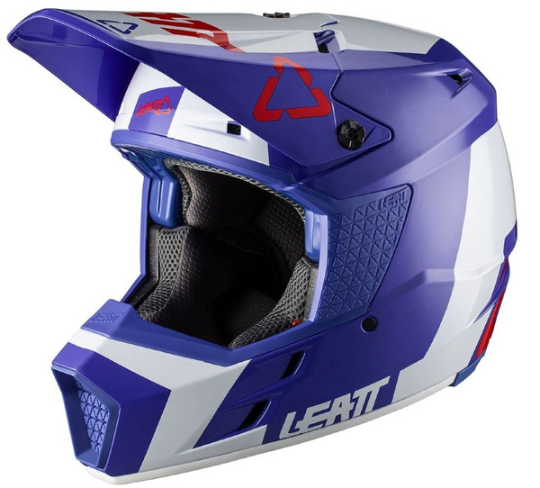 Leatt Мотошлем Helmet Royal синий, красный - купить с доставкой по ...