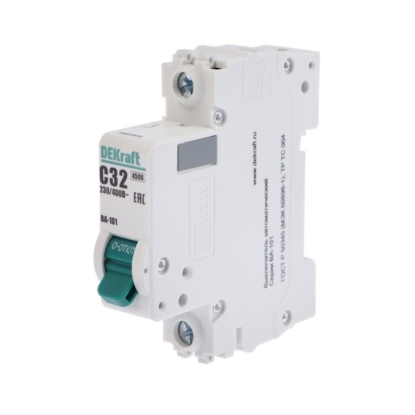 Характеристики Schneider Electric Автоматический выключатель DEKraft ...