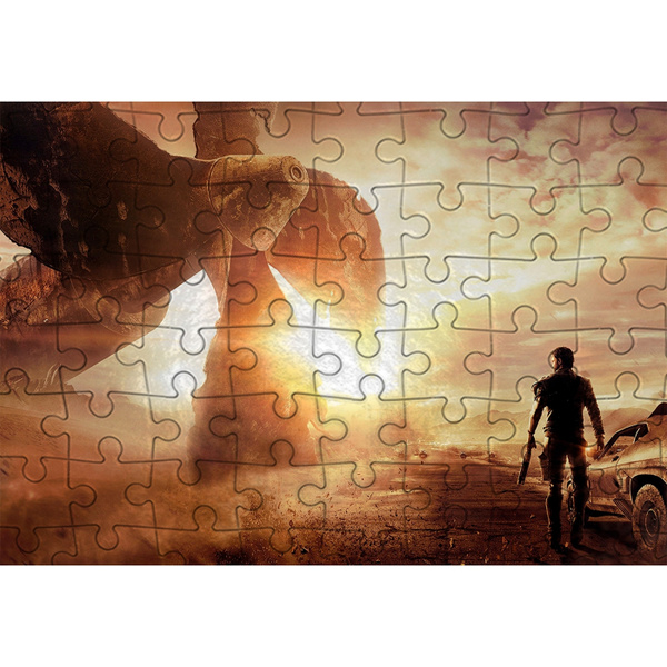 Пазл Картонный 29x20 см Mad Max (Безумный Макс, мэд макс, дорога ярости ...