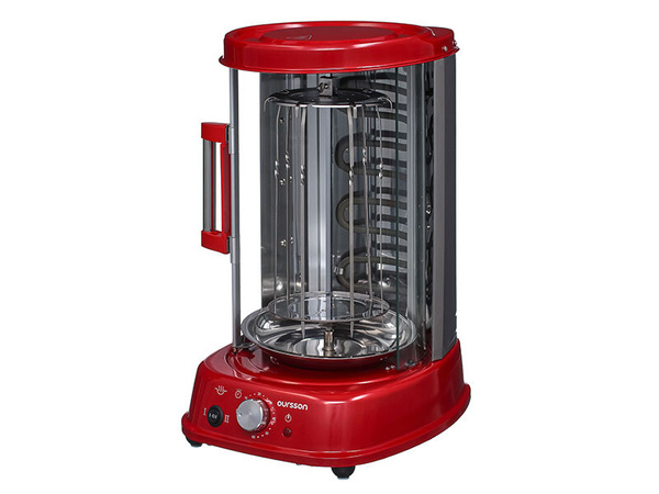 Электрошашлычница Oursson VR1522/RD - купить по доступным ценам в ...