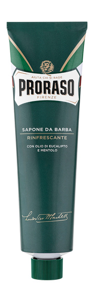 PRORASO Крем для бритья освежающий с маслом эвкалипта и ментолом муж ...