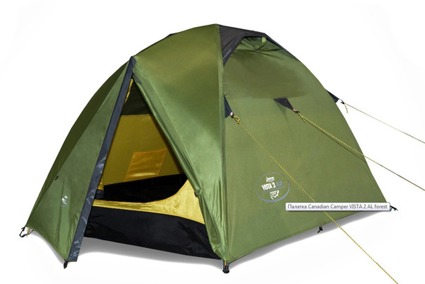Палатка 2-местная Canadian Camper VISTA 2 AL forest - купить по ...