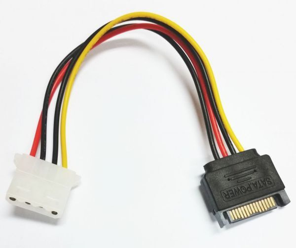 Переходник питания SATA на Molex 4 pin купить на OZON по низкой цене ...