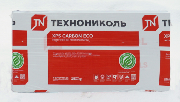 Экструзионный пенополистирол ЭППС XPS ТЕХНОНИКОЛЬ CARBON ECO ...