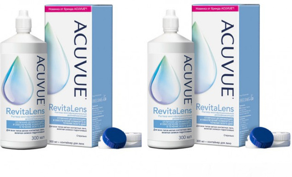 Многоцелевой растворы для контактных линз ACUVUE Revitalens (Акувью ...