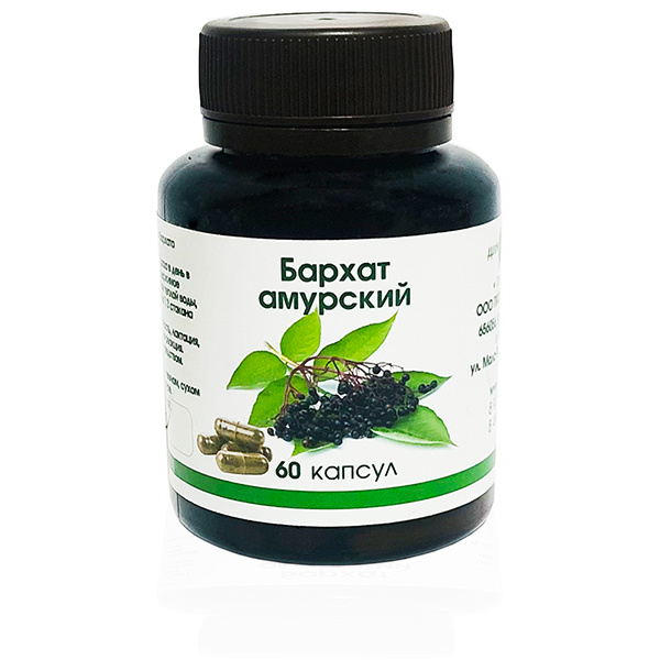 Бархат амурский в капсулах - купить с доставкой по выгодным ценам в ...