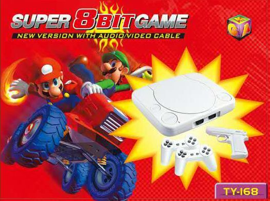 Игровая приставка 8 бит "Братец Марио" TY168, 9999999 встроенных игр ...
