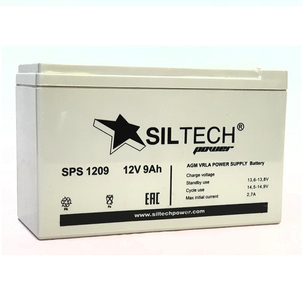 Аккумулятор для мототехники Siltech SPS 1209 (12V9A) купить по выгодной ...