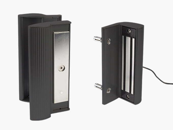 Магнитный замок для ворот и калитки LOCINOX MAG-3000-9005 с ручками ...