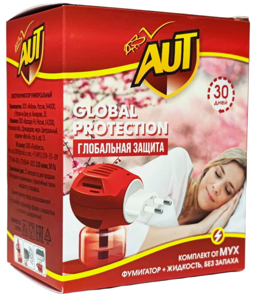 AUT Комплект (Фумигатор + жидкость) от мух, 30 мл купить на OZON по ...