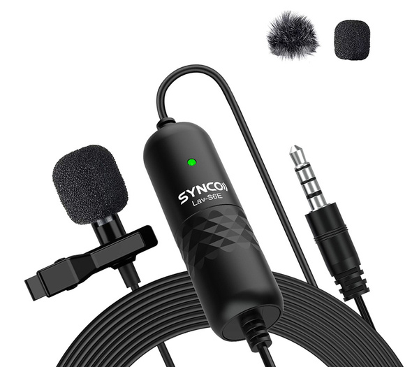 Микрофон Synco Lav-S6E, петличный, моно, 3.5 мм TRS / TRRS купить на ...