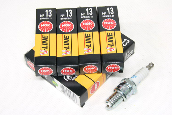 Свечи зажигания"NGK" 13 (VL13-BPR6ES-11) (комплект 4шт.) купить на OZON ...