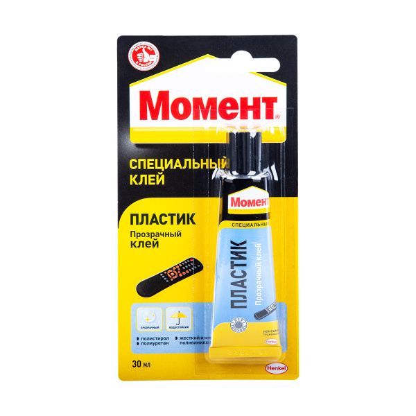 Клей для пластика Момент Пластик, 30 мл - купить с доставкой по ...