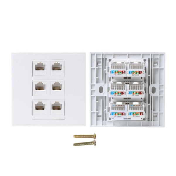 Панель компьютерных розеток типа 86 CAT5E, сетевой модуль RJ45 ...