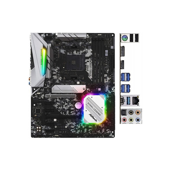 Материнская плата ASRock B450 STEEL LEGEND купить по низкой цене с ...