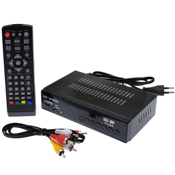 Цифровая приставка для телевизора 20 каналов DVB-T2 1080P купить на ...