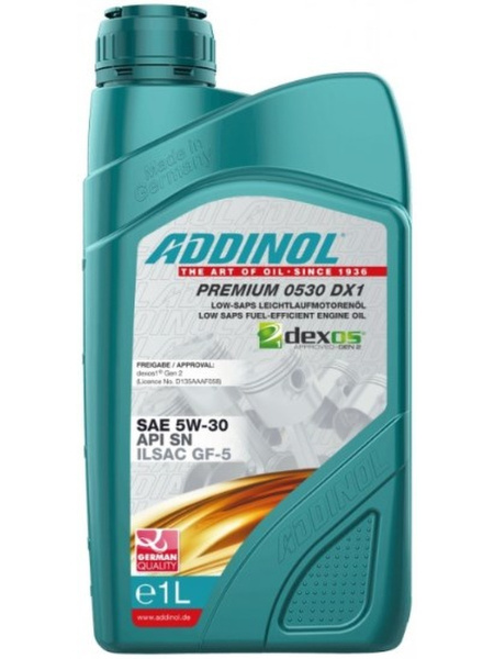 Масло моторное ADDINOL 5W-30 - купить в интернет-магазине OZON (626301517)