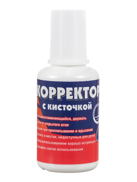 Корректирующая жидкость, замазка, на химической основе, морозостойкий ...