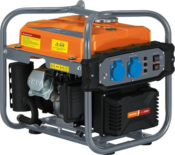 Генератор бензиновый инверторный Кратон GG-2500i, 2 кВт, 220В, 2 ...