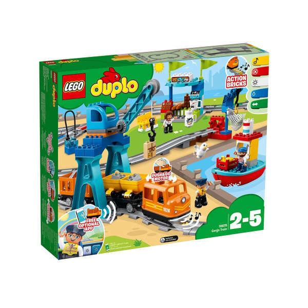 Конструктор Lego Duplo 10875 "Грузовой поезд" - купить с доставкой по ...
