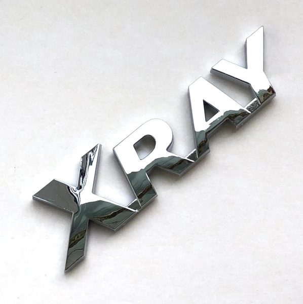 Надпись, эмблема, табличка, наклейка крышки багажника "XRAY" (пластик ...